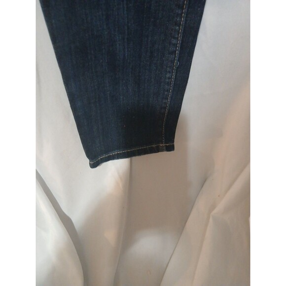 DECREE Women's Juniors Super Skinny Distressed Low Rise Denim Blue Jeans-Size 7 - Picture 7 of 13